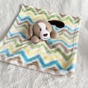 Little Miracles Plush Brown White Puppy Dog Lovey 12” Colorful Costco 2013